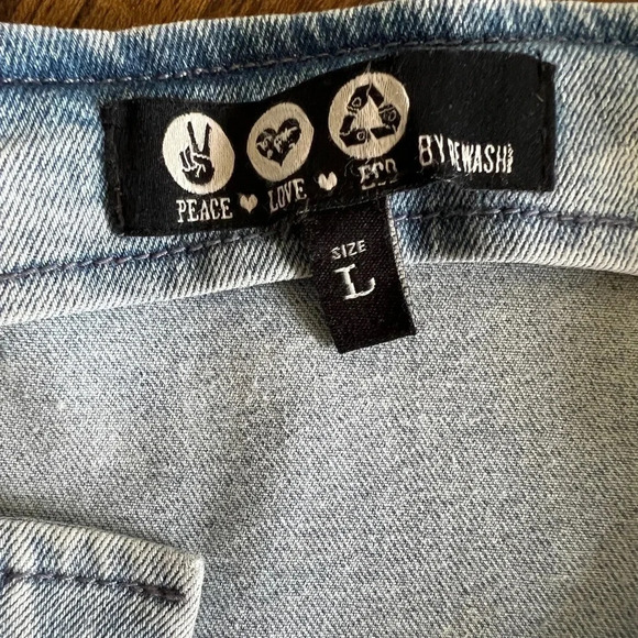 Women's Stylish Refuge NWOT Light Denim Button-Front Belted Dress - Size L - Picture 5 of 9